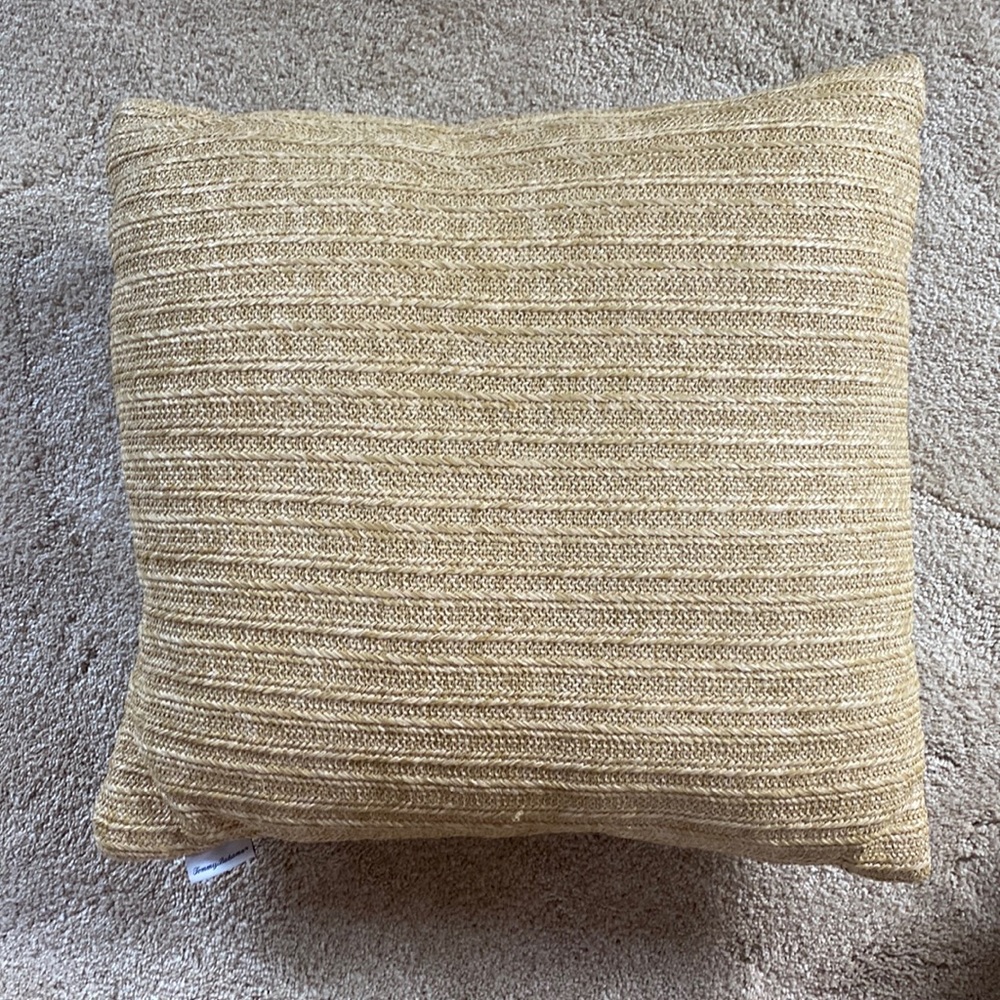 Tommy Bahama raffia style outdoor pillow 18”